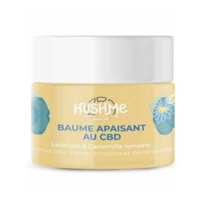 Ce Baume Apaisant pour votre peau, formulé pour être hydratant et nourrissant, contient aussi du CBD pour compléter son effet naturel de relaxation.