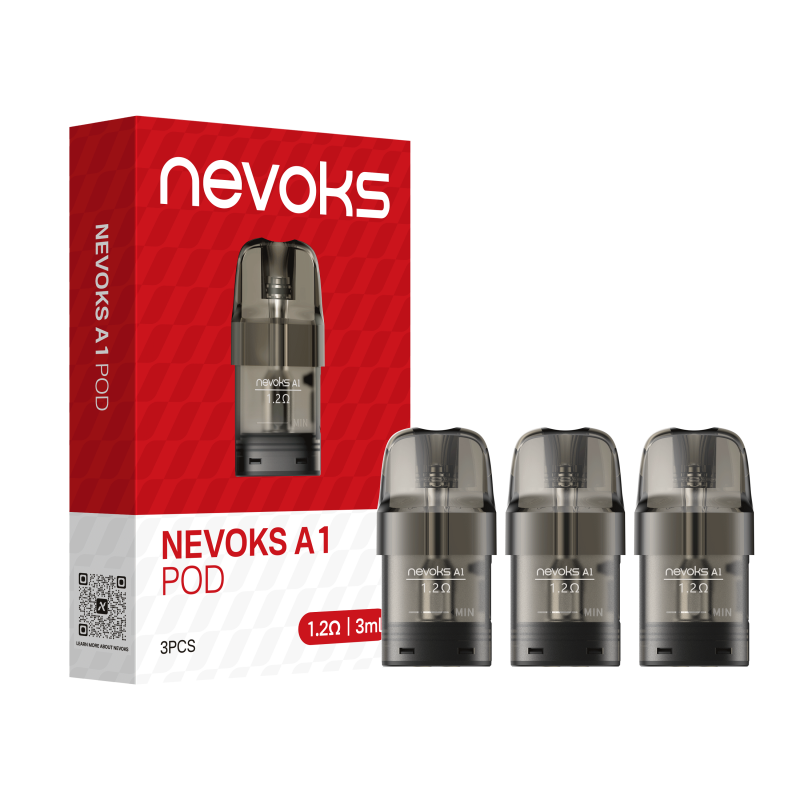 Pack de trois cartouches de remplacement pour les Pod Feelin A1 et AX de Nevoks