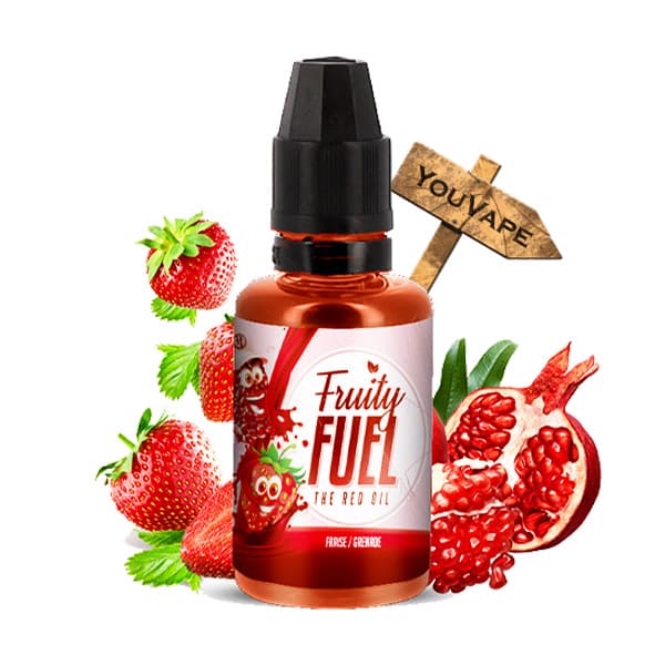 L'arôme concentré Red Oil 30ml de la marque Fruity Fuel est un mix de fraises et de grenade parfaitement sucrée et divinement bon.