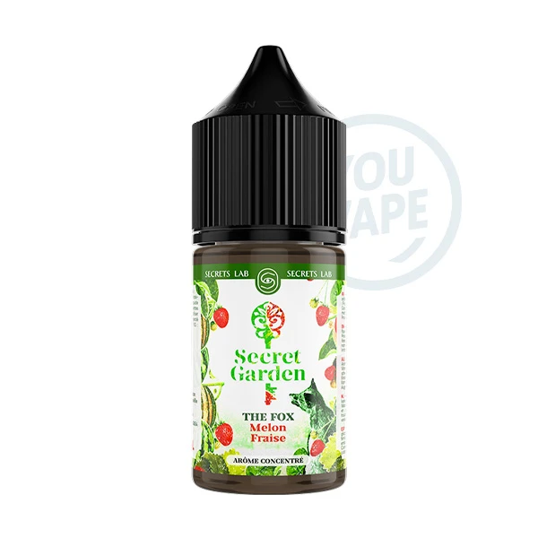 L'arôme concentré The Fox 30ml de la marque Secret Garden mélange subtilement le melon, la pastèque et la fraise dans un tourbillon de fraîcheur.