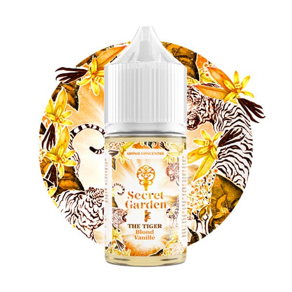 L'arôme concentré The Tiger 30ml de la marque Secret Garden est une saveur de tabac blond vanillé pour les connaisseurs les plus exigeants.