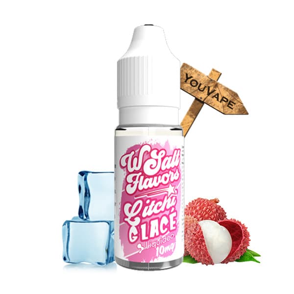 Le eliquide Litchi Glacé Wsalt de Liquideo est une saveur de litchi frais et fruité comme vous les avez adorés dans les Wpuff.