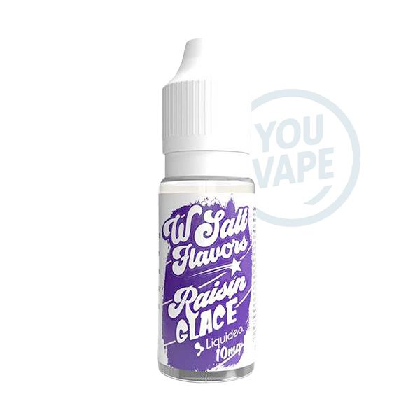 Le eliquide Raisin Glacé Wslat de Liquideo est une saveur de raisin bien fruitée, juteux et frais. Ici en version sel de nicotine comme vous l'avez adorée dans votre Wpuff.