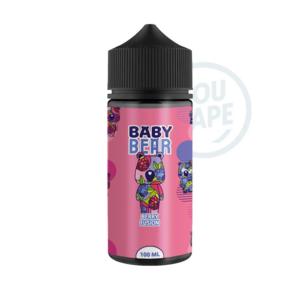 Le e liquide Berry Fusion 100ml de Baby Bear est la parfaite combinaison de saveurs avec une symphonie délicieusement fruitée et acidulée qui vous emmène dans un voyage sensoriel où la vivacité de la framboise s'entremêle avec la douceur des myrtilles.