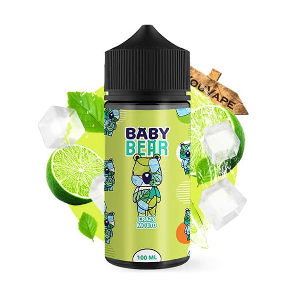 Le e liquide Crazy Mojito 100ml de Baby Bear va revigorer vos papilles avec une détonation de saveurs qui capture l'essence de ce cocktail intemporel. Au programme : l'éclat du citron vert, la douceur du sucre et la fraîcheur de la menthe !