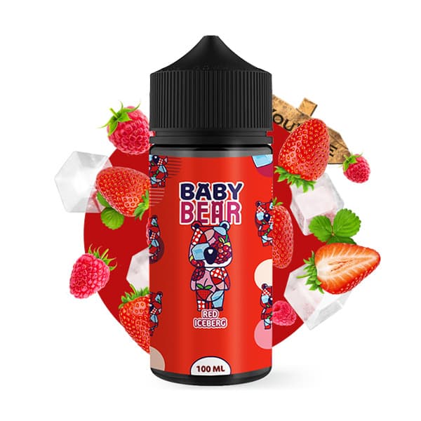 Le e liquide Red Iceberg 100ml de Baby Bear vous plonge au cœur de la fraîcheur dynamique des fruits rouges à dominance de fraises et de framboises. Un incontournable pour une expérience de vape rafraîchissante et explosive !