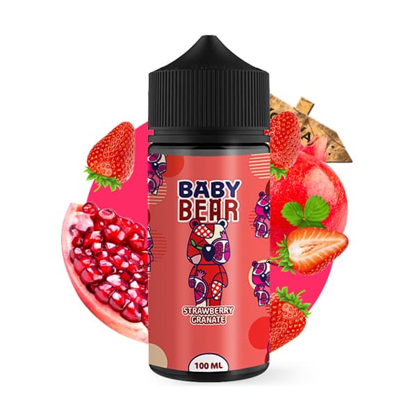 Le e liquide Strawberry Granate 100ml de Baby Bear est une explosion de saveurs avec une fusion audacieuse entre la tendresse des fraises et la puissance exotique du jus de grenade. Un excellent choix pour commencer la journée avec une dose de vitalité !