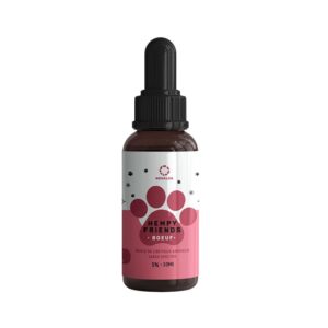 L'huile CBD pour Animaus 5% est une huile sublinguale parfumée pour plaire à votre animal de compagnie, composée de CBD large spectre.