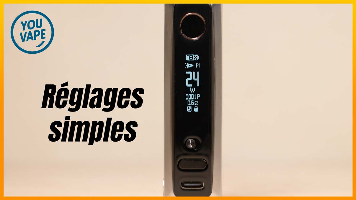 Les réglages de la Box GTX One Pro