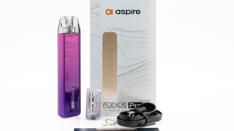 Contenu du coffret du pod Flexus Pro de Aspire