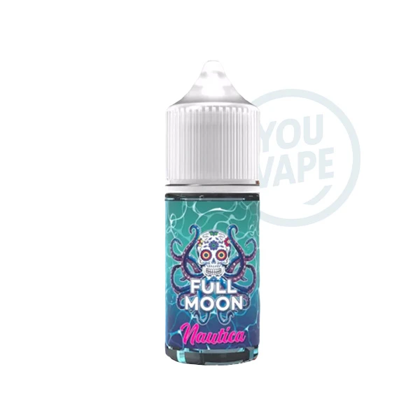 Le concentré Nautica Abyss de Full Moon est une expérience gustative immersive à base de fruit du serpent, de cassis et de framboise, bien frais.