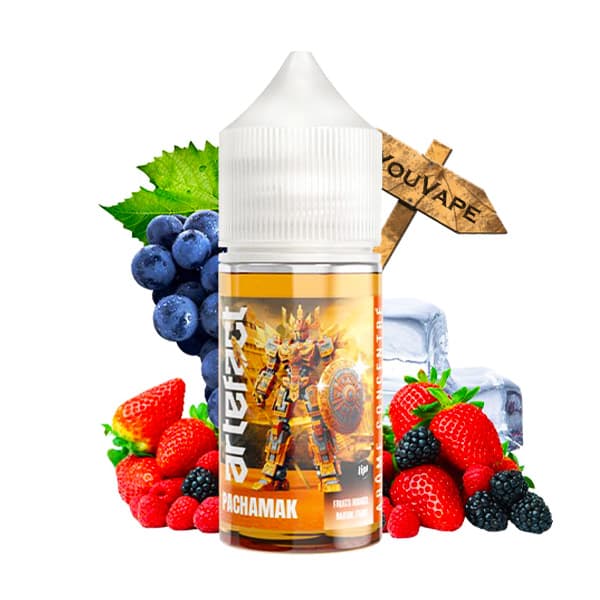 L'arôme concentré Pachamak 30ml de la marque Artefact par Le French Liquide Proteus est un raisin sucré avec des fruits rouges dans une fraîcheur saisissante.