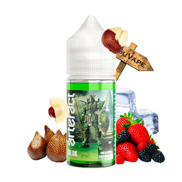 L'arôme concentré Talok 30ml de la marque Artefact par Le French Liquide est un fruit du serpent agrémenté de fruits rouges avec une intense fraîcheur.