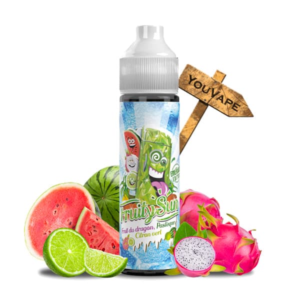 Le e liquide Fruit du Dragon Pastèque Citron Vert 50ml est un mélange harmonieux de fruit du dragon, de pastèque et de citron vert qui transformera votre routine quotidienne en une aventure exotique et rafraichissante.