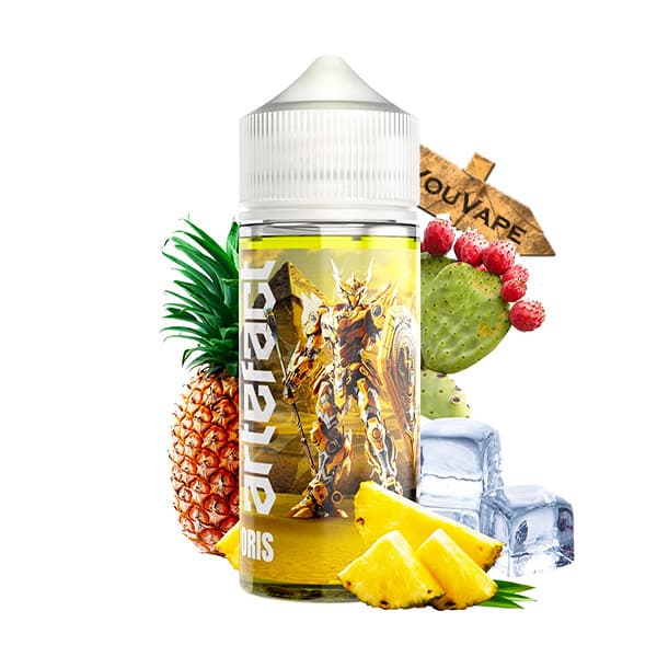 Le e liquide Oris de Artefact par Le French Liquide développe des goûts somptueux, avec un penchant pour la saveur de l'ananas, magnifiée par la fraîcheur du cactus.