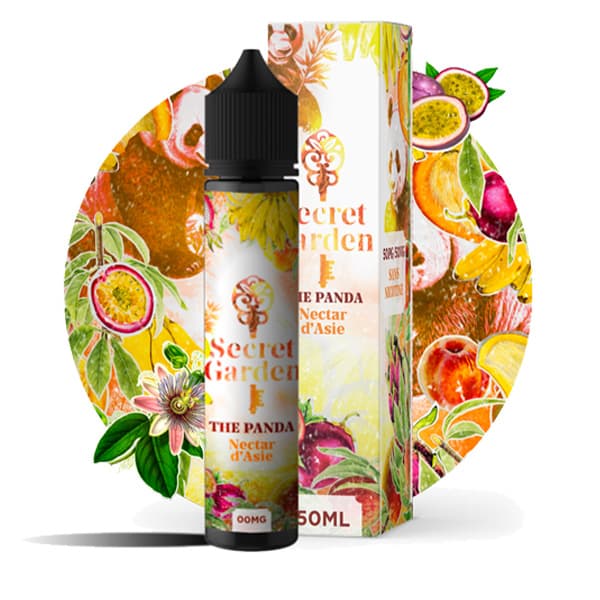 Le e-liquide The Panda 50ml de Secret Garden vous invite à un voyage gustatif vers l'Extrême-Orient, combinant des fruits d'Asie, dans une cascade rafraîchissante.