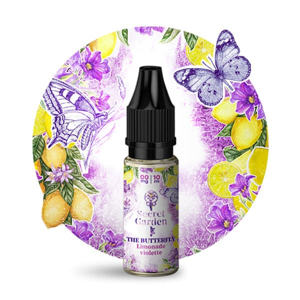 Le e liquide The Butterfly 10ml par Secret Garden est une délicieuse limonade à la délicate saveur de violette. Une note florale rafraîchissante pour ravir vos sens.