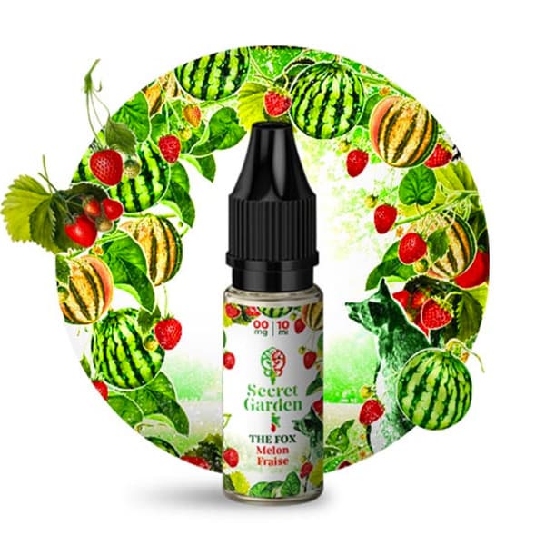 Le e-liquide The Fox de Secret Garden marie habilement le melon, la pastèque et la fraise dans un tourbillon de fraîcheur parfaitement équilibré.