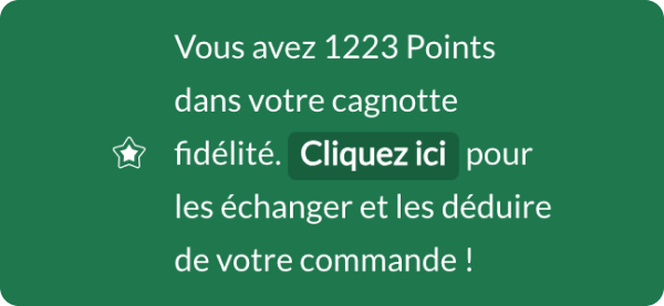 Points de fidélité Cagnotte YouVape