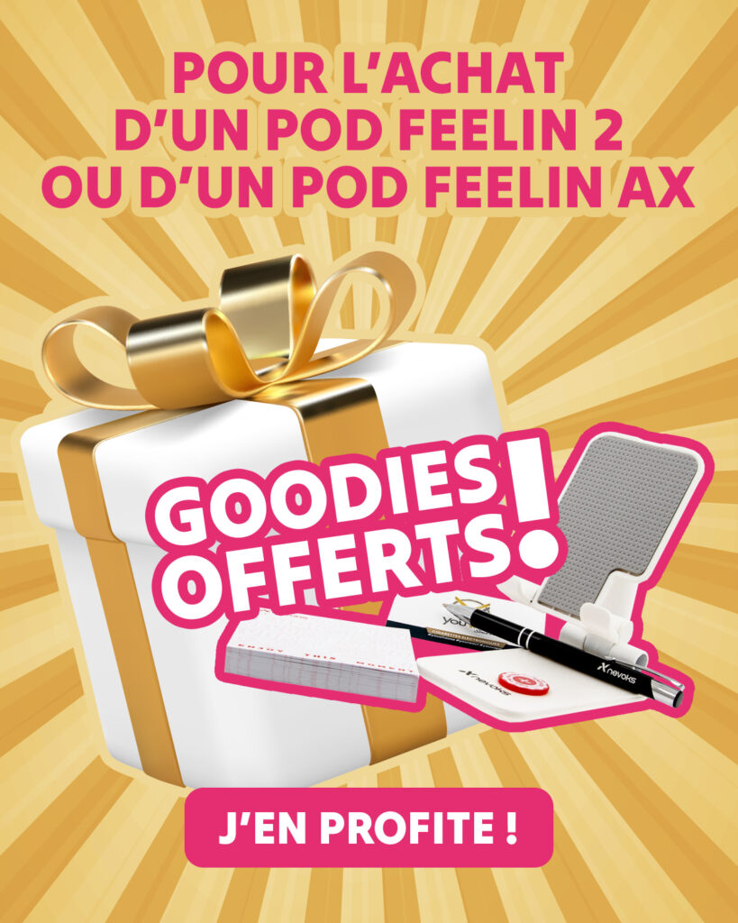 Goodies Nevoks offerts pour l'achat d'un pod Feelin - par YouVape