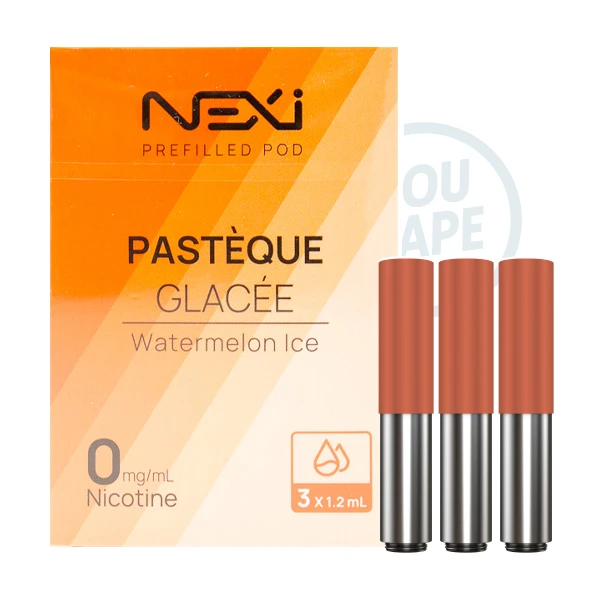 Cartouche nexi one sans nicotine saveur pastèque glacée