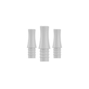 Pack de 3 Drip Tips en silicone pour les Pods de Kiwi Vapor, plus doux qu'un drip tip en plastique, et plus durable de les drips tips en mousse.