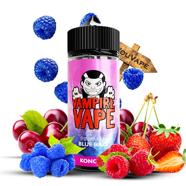 Le e liquide Pinkman Blue Razz est un véritable feu d'artifice de framboise bleue, rehaussé d'une nuance audacieuse de baies, offrant un Pinkman comme vous ne l'avez jamais goûté.