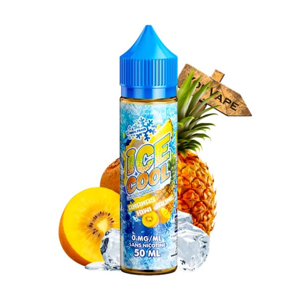 Le e liquide Ananas Kiwi Jaune 50ml de Liquidarom est un duo de fruit bien frais avec des origines tropicales pour passer un pur moment de détente.