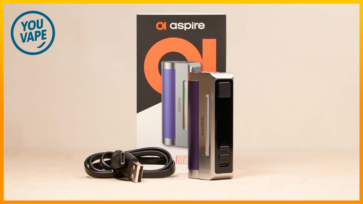 Le coffret de la box Zelos M80 de aspire