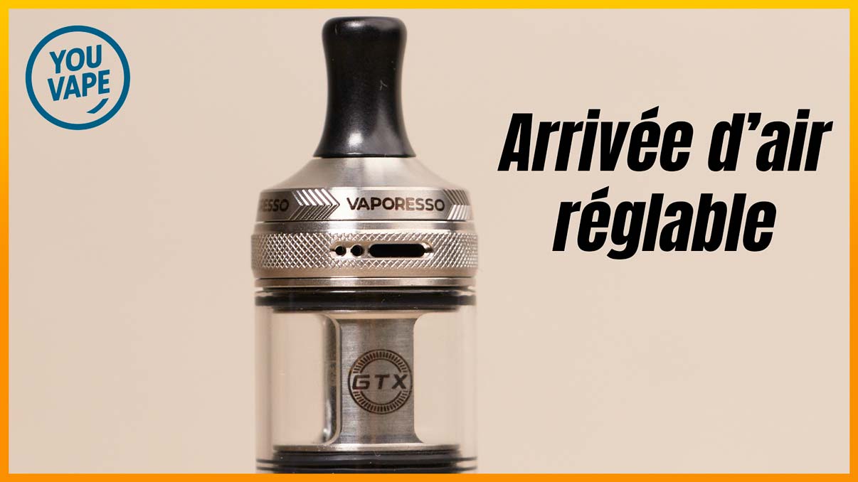 Réglage de l'airflow du xtank T