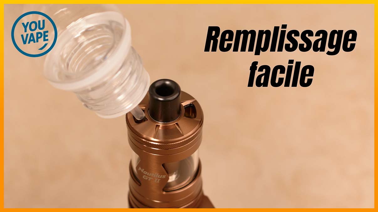 Le réservoir du Nautilus GT2 de Aspire