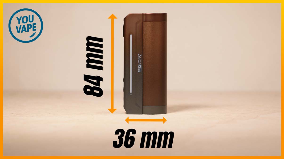 Dimensions de la box Zelos X80
