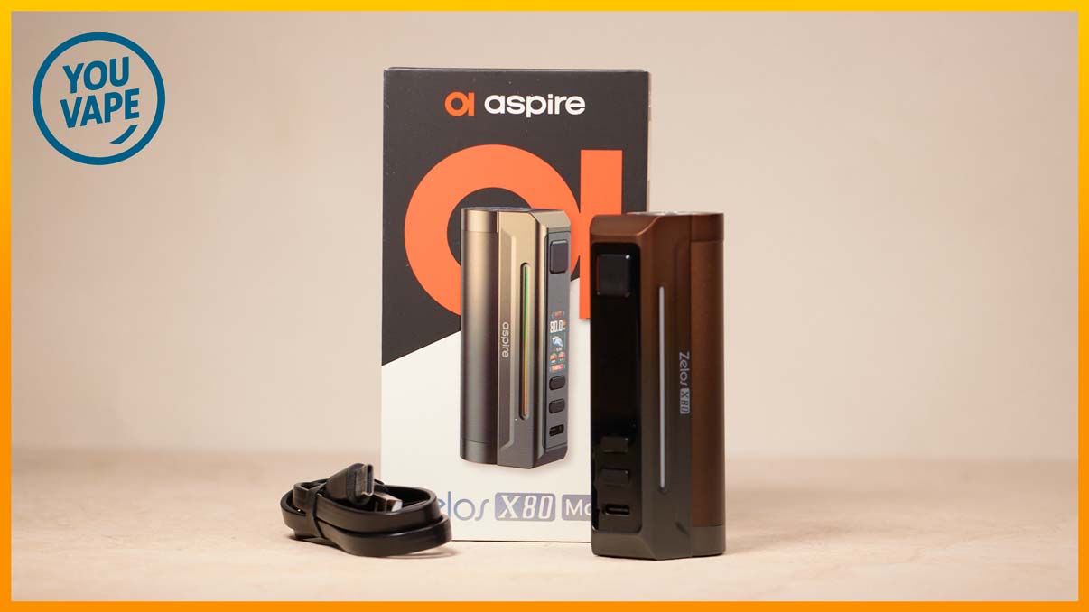 Coffret de la box Zelos X80 de Aspire