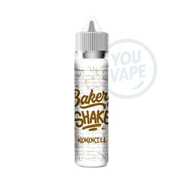 Le e-liquide Kokokill 50ml de Bakery Shake est une gaufre fondante, de noisettes croquantes et de noix de coco râpée, pour une vape onctueuse.