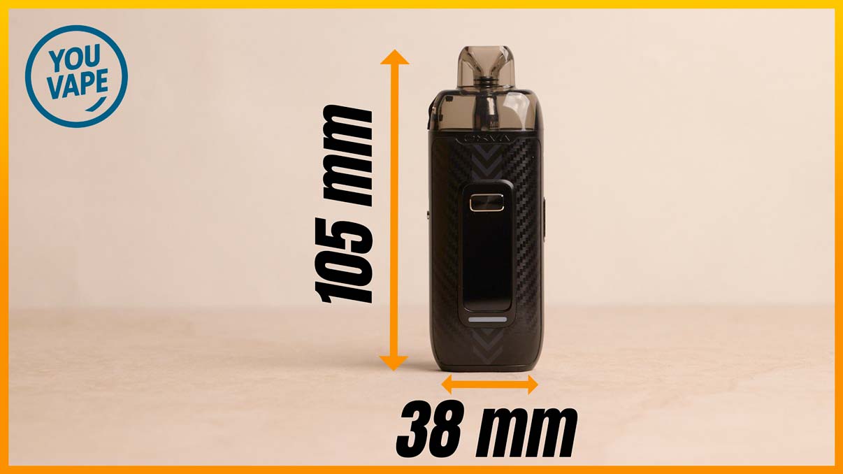 Les dimensions du pod Vprime