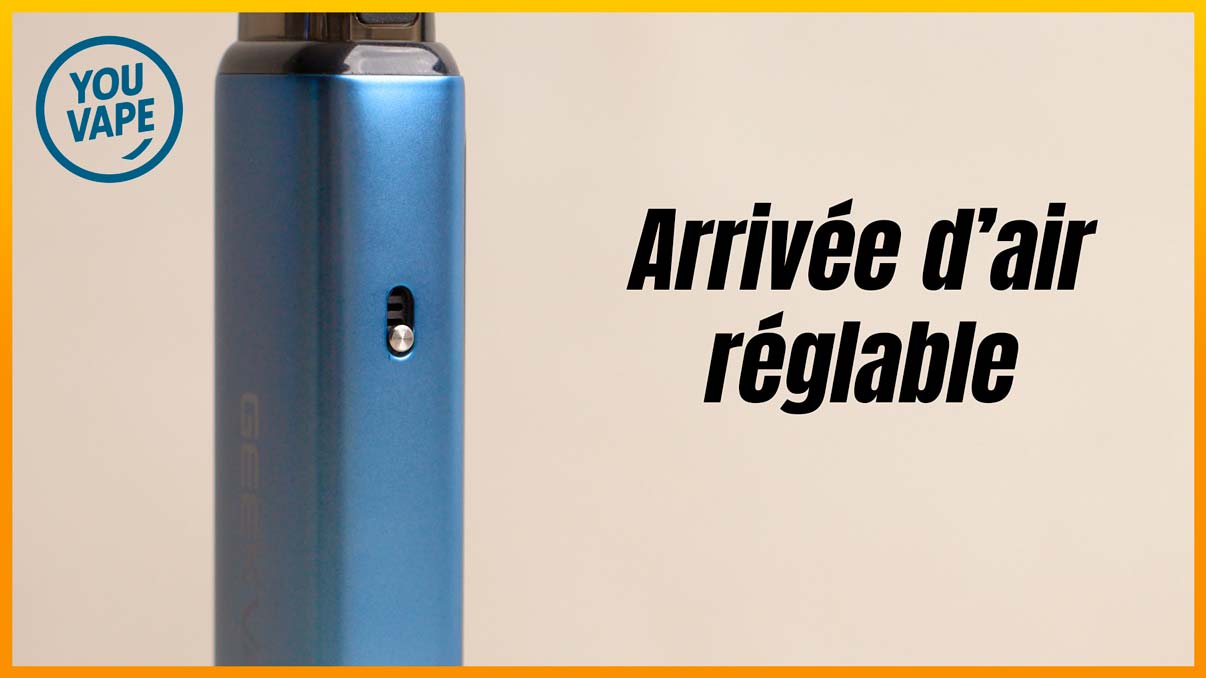 L'airflow du Pod Wenax Q Ultra