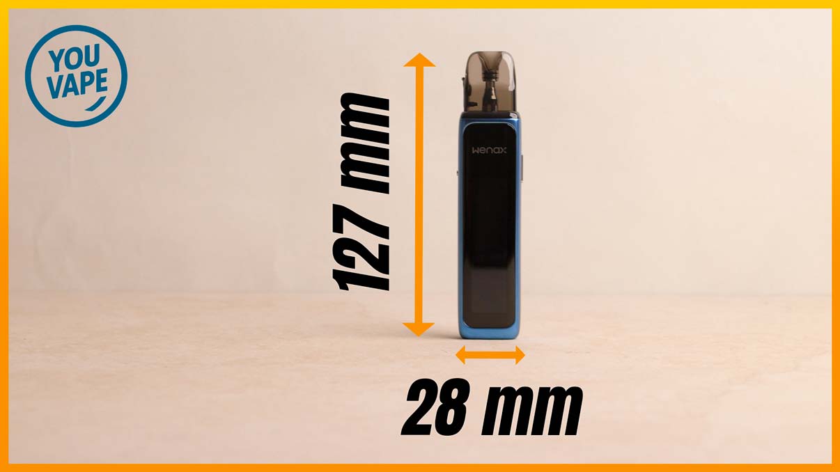 Les dimensions du Pod Wenax Q Ultra