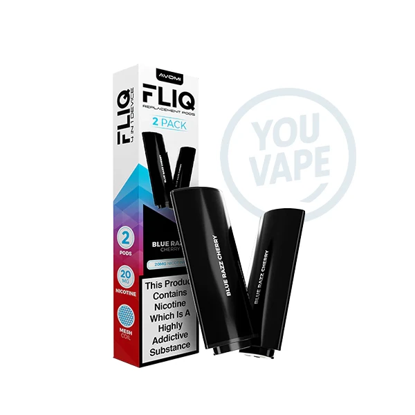 cartouche fliq saveur framboise bleue et cerise