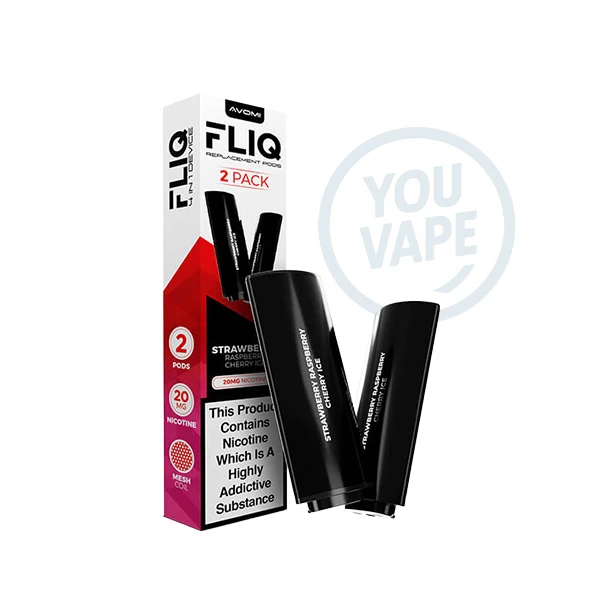 cartouche fliq saveur fraise, framboise et cerise frais