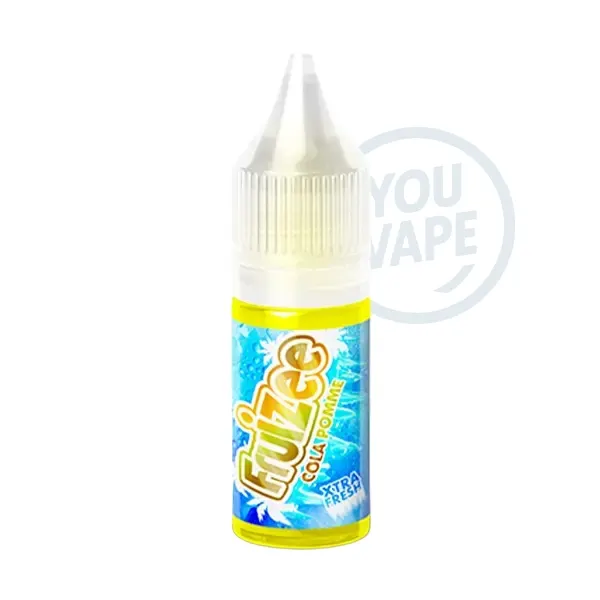 Le e liquide Cola Pomme de la gamme Fruizee, par Eliquid France offre les saveurs du cola, relevées par des notes de pomme dans une intense fraîcheur.