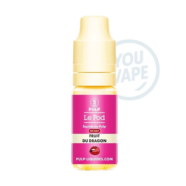 Le e-liquide Fruit du Dragon Le Pod Liquide by Pulp dévoile un exotisme délicatement sucré, rehaussé par une note végétale fraîche et surprenante. Une invitation à explorer un monde de saveurs inédites et raffinées.
