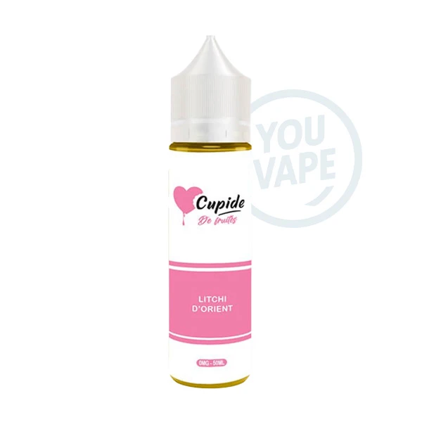 Le e liquide Litchi d'Orient 50ml de Cupide vous emmène déguster ce fruit à la chair délicate et bien charnue.