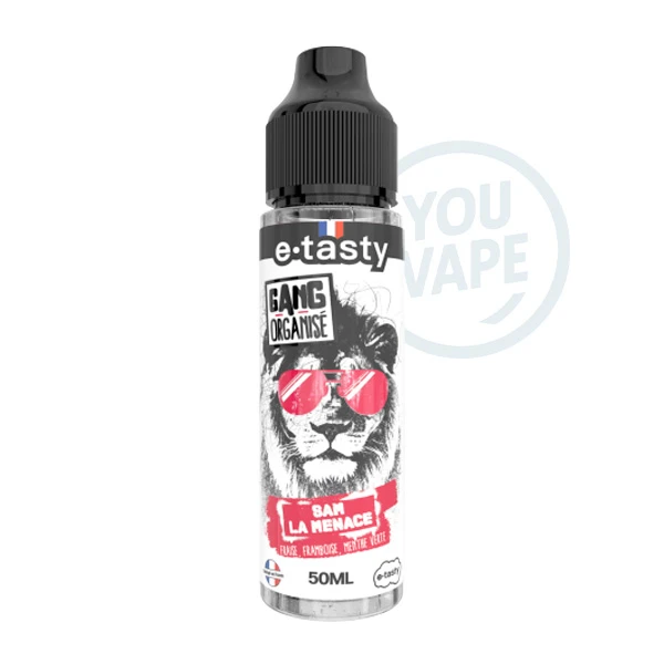 Le e-liquide Sam la Menace de la gamme Gang Organisé vous propose une alliance audacieuse de fraise et de framboise fraîchement cueillies, sublimée par une menthe verte rafraîchissante.