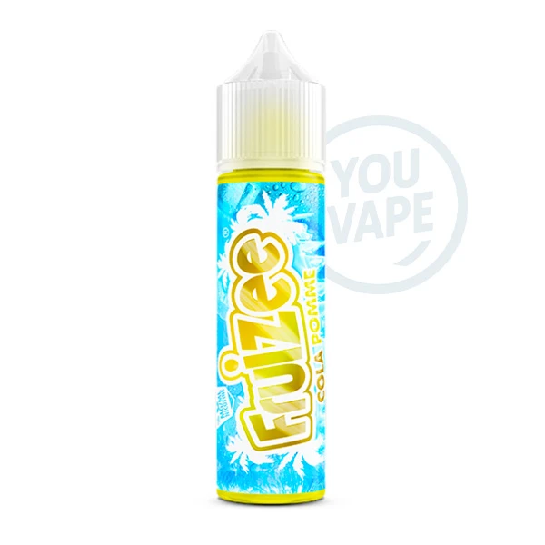 Le e liquide Cola Pomme 50ml de la gamme Fruizee par Eliquid France est une saveur soda cola avec des pommes juteuses extra frais.