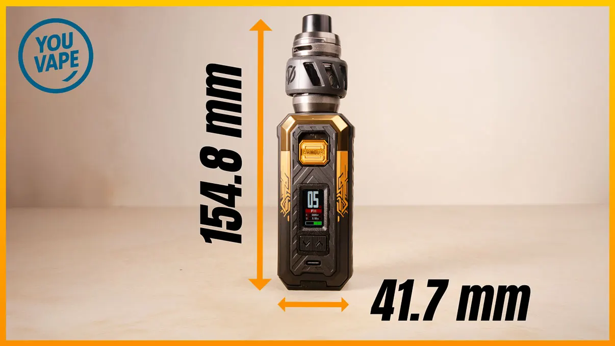 Les dimensions du Kit Armour S + iTank