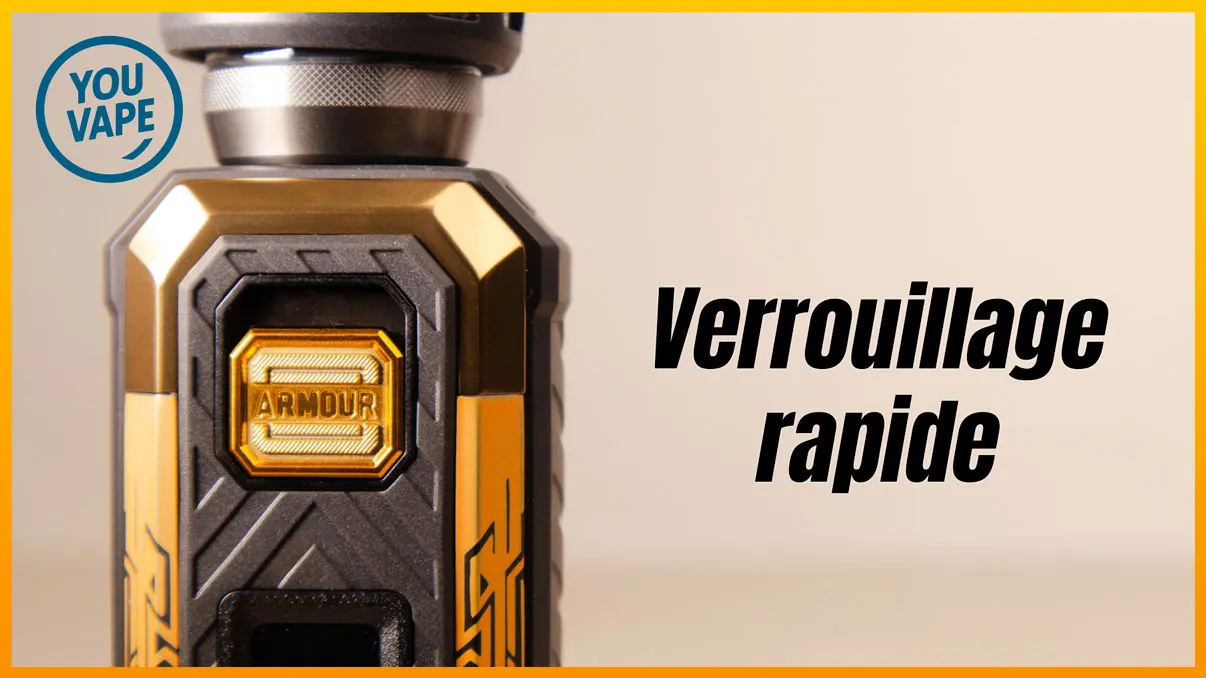 Le verrouillage rapide du Kit Armour S + iTank