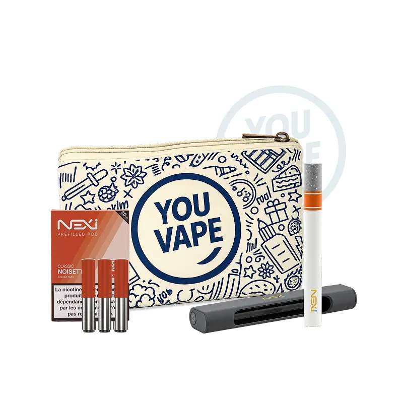 E-Cigarette Nexi One de Aspire avec un pack de 3 cartouches 20mg/ml