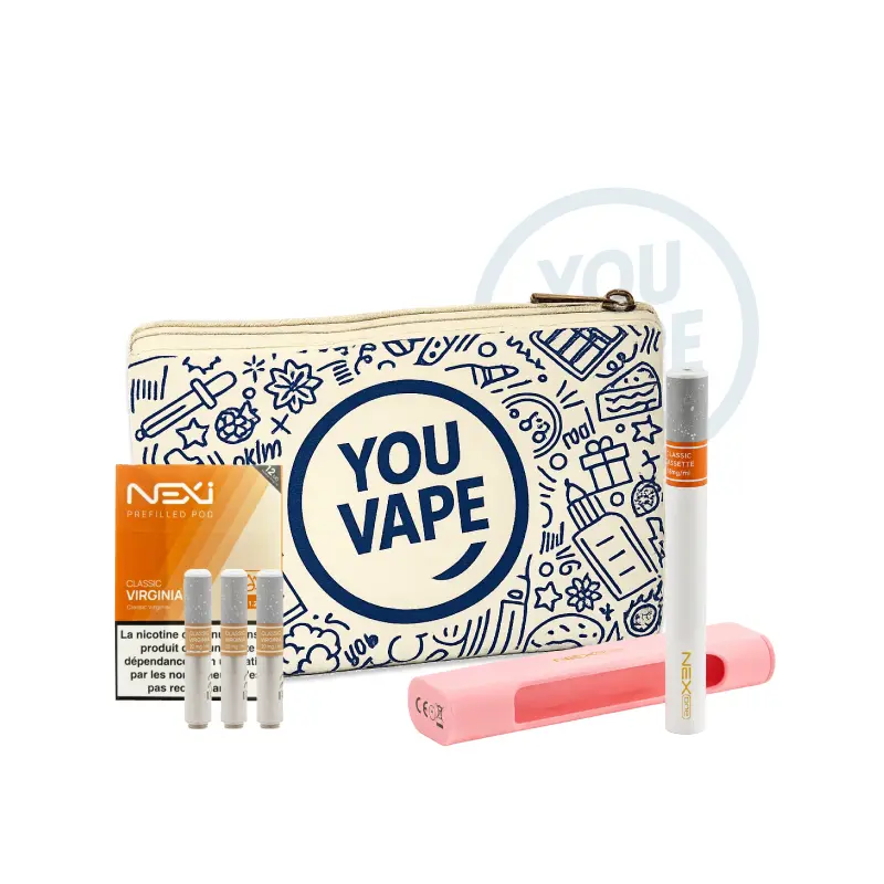 E-Cigarette Nexi One de Aspire avec un pack de 3 cartouches 12mg/ml