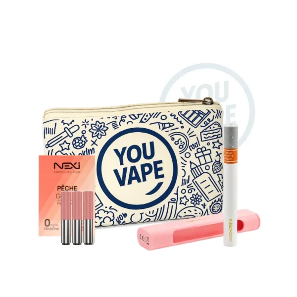 E-Cigarette Nexi One de Aspire avec un pack de 3 cartouches sans nicotine