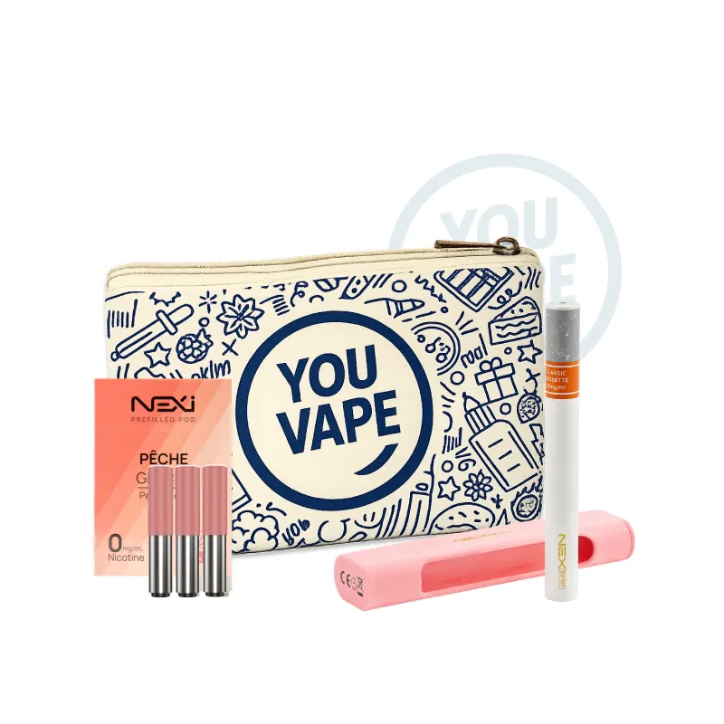 E-Cigarette Nexi One de Aspire avec un pack de 3 cartouches sans nicotine